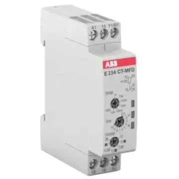 ABB CT-D Electronic Time Relay, CT-MFD.12, multifunction, 0.05s-100h, 1c/o 10050070