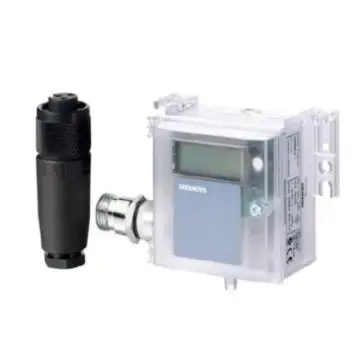 SIEMENS QBM4100-1D Gas Differential Pressure Sensor with Calibration and Display
