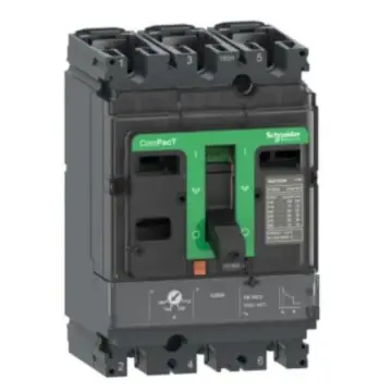Schneider Electric NSX molded case circuit breaker, C10F3TM050 NSX100F 36kA AC 3P3D 50A TMD
