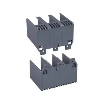 Schneider EZD Accessories Terminal Covers, 30186N EZD100/CVS100E Terminal Covers, 3P, Set of 2