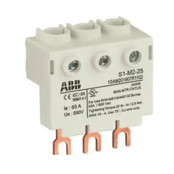 ABB three-phase power supply terminal, S1-M2-25 10108496