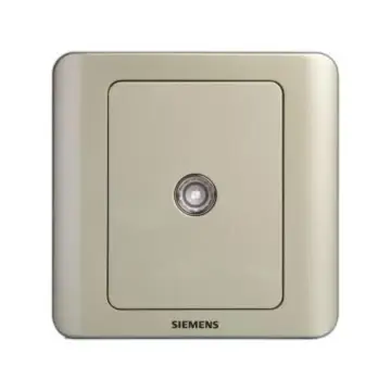 SIEMENS Single TV Socket (5-850MHz), 5TG01111CC133