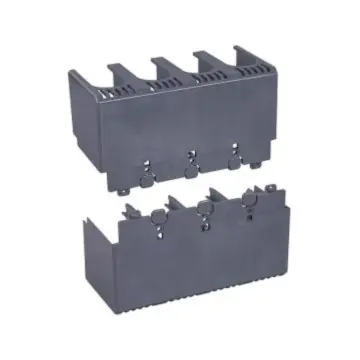 Schneider EZD Accessories Terminal Covers, EZDTSHD4PNX EZD160/250 Terminal Covers 4P 68mm, Set of 2