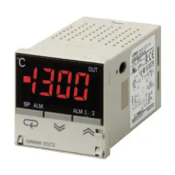 OMRON relay output 1-group alarm type temperature controller (with socket P3GA-11), E5CS-R1TU-W, 100-240VAC