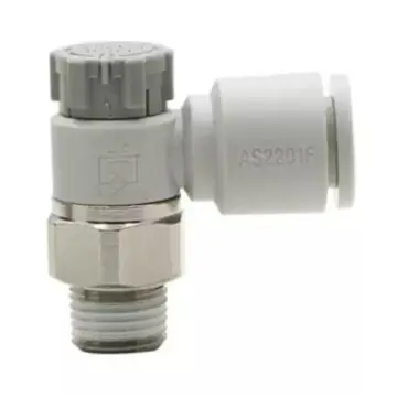 SMC universal speed control valve, AS2301F-01-06A exhaust throttling valve
