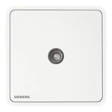SIEMENS TV Socket 5UH11313NC01, Chenxi White, Ruiyi Zita Series