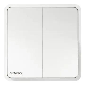 SIEMENS 16AX 2-Position Neutral Switch, 5TA11253NC01, Chenxi White, Ruiyi Zita Series