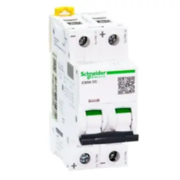 Schneider Electric DC miniature circuit breaker, A9N28263 iC65H DC 2P C63A