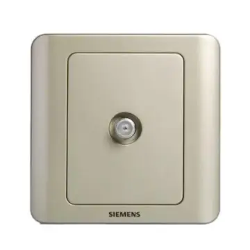 SIEMENS Single-channel TV socket (5-1000MHz), 5TG01151CC133