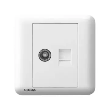 SIEMENS Computer (Category 5e) + TV Socket, 5UH01353NC01