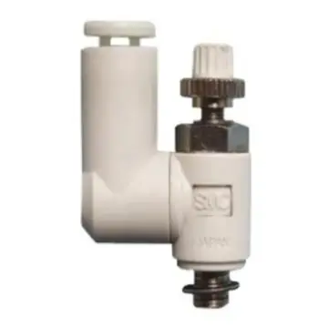 SMC universal speed control valve, AS1301F-M5-06 exhaust throttling valve, M5x0.8, 6mm connecting pipe.