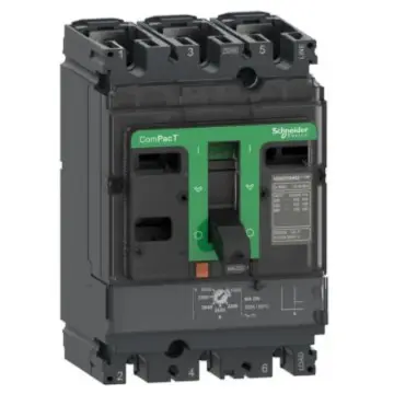 Schneider Electric NSX molded case circuit breaker, C25H3MA220 NSX250H 70kA AC 3P3D 220A MA