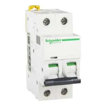 Schneider iC65 miniature circuit breaker, A9F18280 iC65N 2P C80A