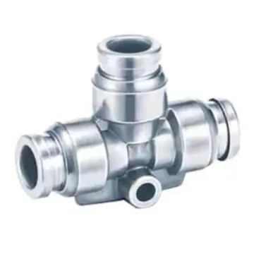 SMC SUS316 quick-connect coupling, KQG2T06-00 T-type connector