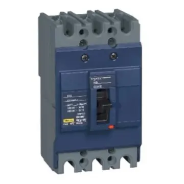 Schneider Electric molded case circuit breaker, EZD100E3050N, fixed 3-pole