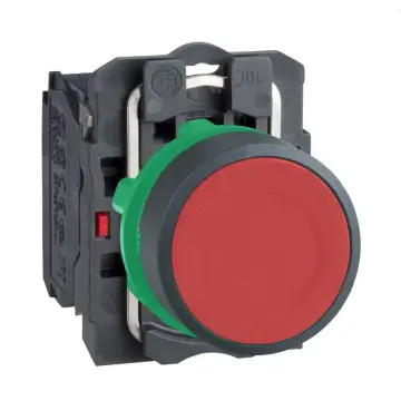 XB5AA42 XB5AA42C Push button Harmony XB5 plastic flush red 22mm