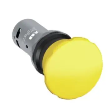 ABB CPM series mushroom-shaped push button, CPM3-10Y-11 10096812