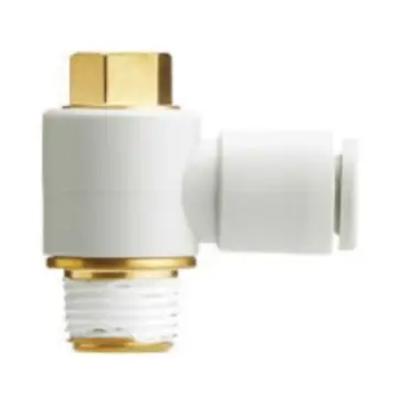 SMC external hexagonal universal thermoplastic quick connector, KQ2V06-01AS (multiples of 10)