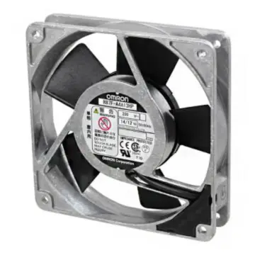 OMRON AC cooling fan, R87F-A4A13HP, terminal block type, 120x120x25mm