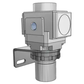 SMC direct-acting precision pressure reducing valve, ARP20-01E-1