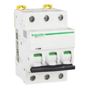 Schneider iC65 miniature circuit breaker, A9F18380 iC65N 3P C80A