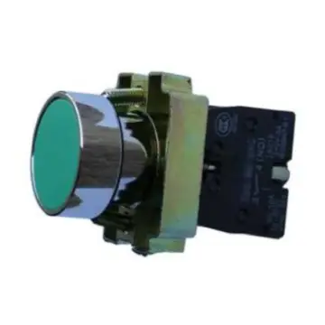 Schneider XB2 flat-top button, XB2BA31C (ZB2BZ101C+ZB2BA3C)
