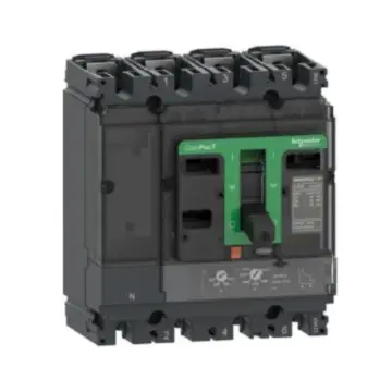 Schneider Electric NSX molded case circuit breaker, C10F6TM100 NSX100F 36kA AC 4P3D 100A TMD