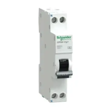Schneider Electric Miniature Circuit Breaker, Pro iDPNN Vigi+ (18mm) Type A 10A ELE CA9RBONC1101, replaceable for A9D96610