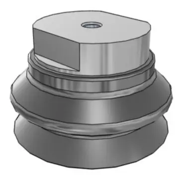 SMC vacuum suction cup, ZPT63HBN-B16