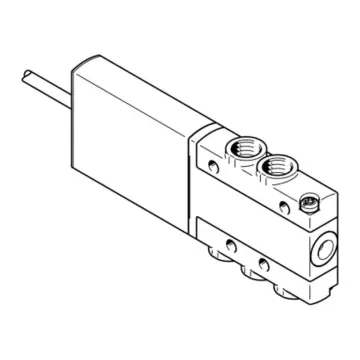 Festo single-electro-controlled solenoid valve, MHE2-MS1H-5/2-M7-K, 525115