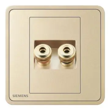 SIEMENS single-speaker jack, 5UH11813NC03 Sun Gold Zita Series