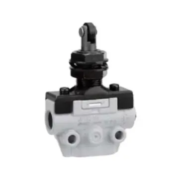 SMC mechanically controlled valve, VM132-M5-07A, bottom piping, horizontal roller type, 2-position 3-way, M5