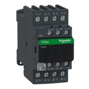 Schneider Electric TeSys D Series Four-Pole DC Control Contactor, LC1DT32FDC 32A, 110V, Four-Pole