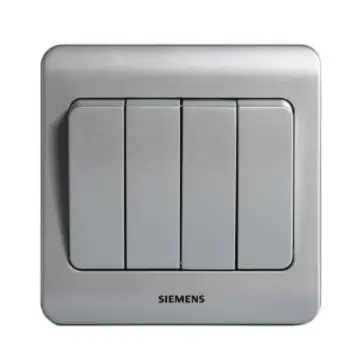SIEMENS 4-position double-control large rocker switch (no fluorescent indicator), 5TA02461CC122