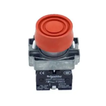 Schneider XB2 covered button, XB2BP42C (ZB2BZ102C+ZB2BP4C)