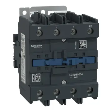 LC1D80004P7 TeSys Deca contactor 125A 4P 4NO 230VAC coil