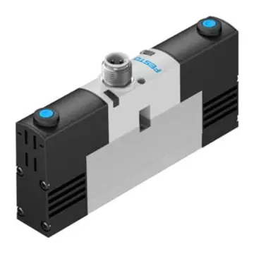Festo 2-position 5-way solenoid valve, VSVA-B-B52-H-A2-1R5L, 546769 plate valve, dual solenoid control.