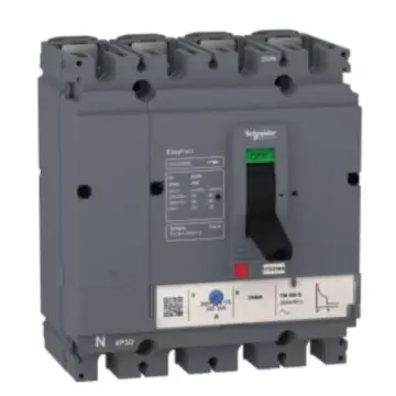 Schneider Electric 50KA Fixed Molded Case Circuit Breaker, LV510485 CVS100N TM63D 4P3D