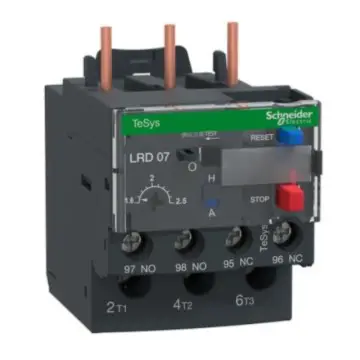 Schneider Electric thermal overload relay, LRD07C 1.6-2.5A
