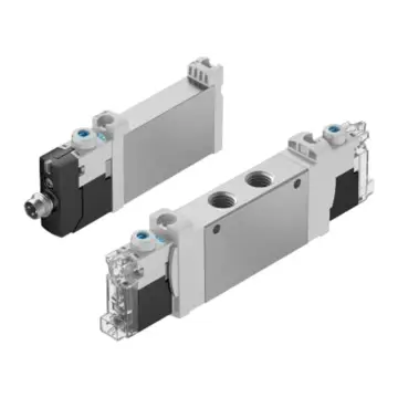 Festo 2-position 3-way solenoid valve, VUVG-S14-T32U-MT-G18-1H2L-W2
