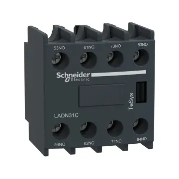 LADN31 Schneider bloc contacts auxiliaires frontaux 3F+1O LADN31C