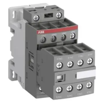 ABB 4-pole AC/DC universal coil intermediate relay, NF44E-13 100-250VAC/DC
