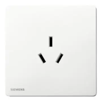 SIEMENS 16A Three-Pole Socket, 5UB31433NC01, Matte White, Huichen Acus Series