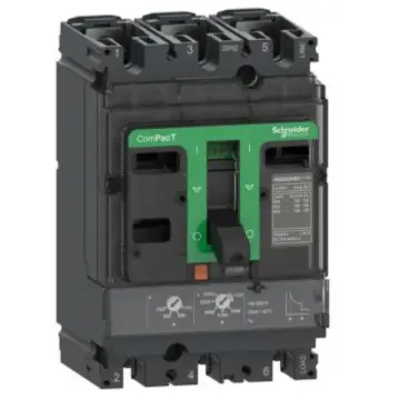 Schneider Electric NSX molded case circuit breaker, C25H3TM160 NSX250H 70kA AC 3P3D 160A TMD