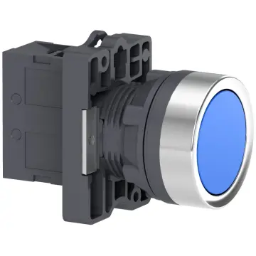 XA2EA61 Complete push button Easy Harmony XA2 blue 22mm 1NO