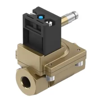Festo solenoid valve with coil (specialized), MN1H-2-1/2-MS+MSN1G-24DC-OD