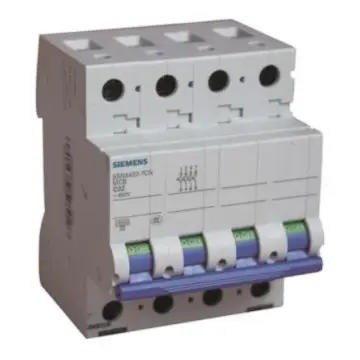 SIEMENS 5SN4 miniature circuit breaker, 5SN4406-6CN(B6 4P) 5SN44066CN