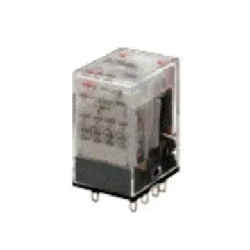 Omron relay + base, MY4N-GS AC220/240 BY OMZ/C+PYFZ-14-E BY OMZ/C