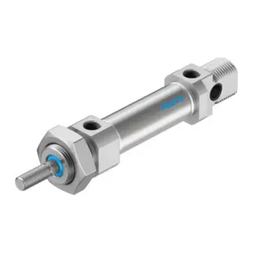 Festo standard round cylinder, DSNU-20-25-P-A, 19208 metric, ISO 6432
