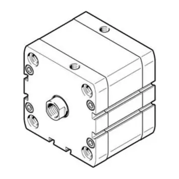 Festo compact cylinder, ADN-80-80-I-P-A, 536371 ISO 21287, piston rod end internal thread